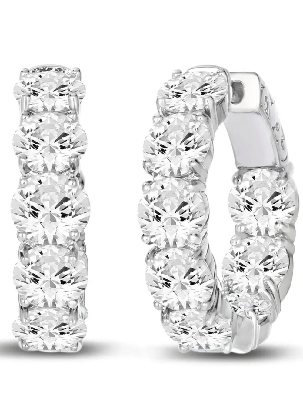 Anna Zuckerman Bethenny Frankel 5 Carat Everyday Hoops
